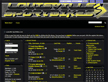 Tablet Screenshot of louisville-sportbikes.com